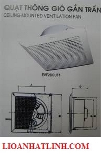 QUẠT THÔNG GIÓ GẮN TRẦN EVF20CUT1